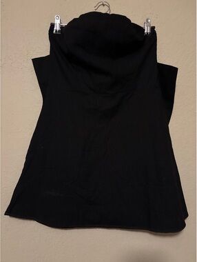 Altrd State Black Strapless Dress with Large Bow Accent